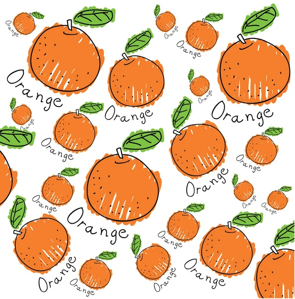 Vector patrón naranja — Vector de stock