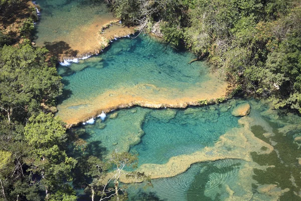 Semuc Champey, Lanquin, Guatemala, América Central —  Fotos de Stock