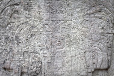 Maya piramit içinde tikal, guatemala
