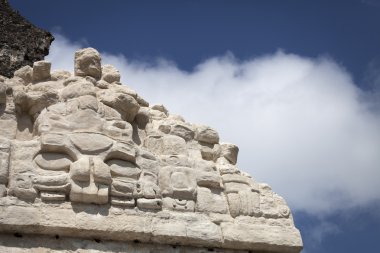 Maya piramit içinde tikal, guatemala