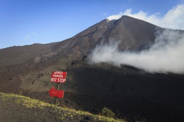Volcano Pacaya in Guatemala, Central America clipart