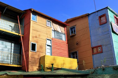 renkli caminito la boca, buenos aires, Arjantin sokak