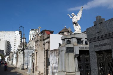 recoleta, buenos aires, Arjantin mezarlıkta heykel
