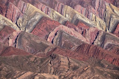 Mountain of fourteen colors, Quebrada de Humahuaca, Northern Arg clipart