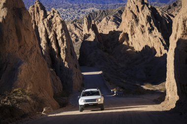 Kanyon corte, quebrada de las flechas, salta, argentina