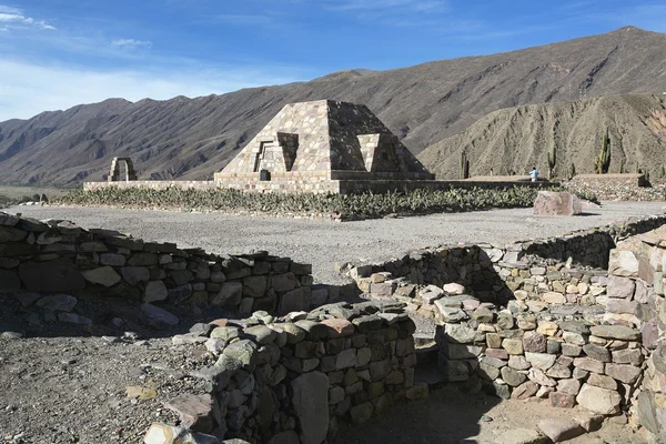 Gamla befästa citadell i tilcara, norra argentina — Stockfoto