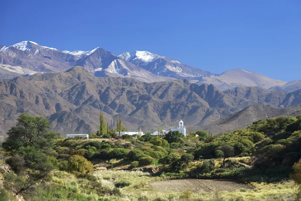 Mountain village Cachi, Valles Calchaquíes, Salta, Northern Arg — Stock fotografie