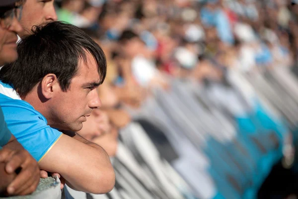 Buenos aires, argentina - 13 juli 2014: fotbollsfans på stre — Stockfoto
