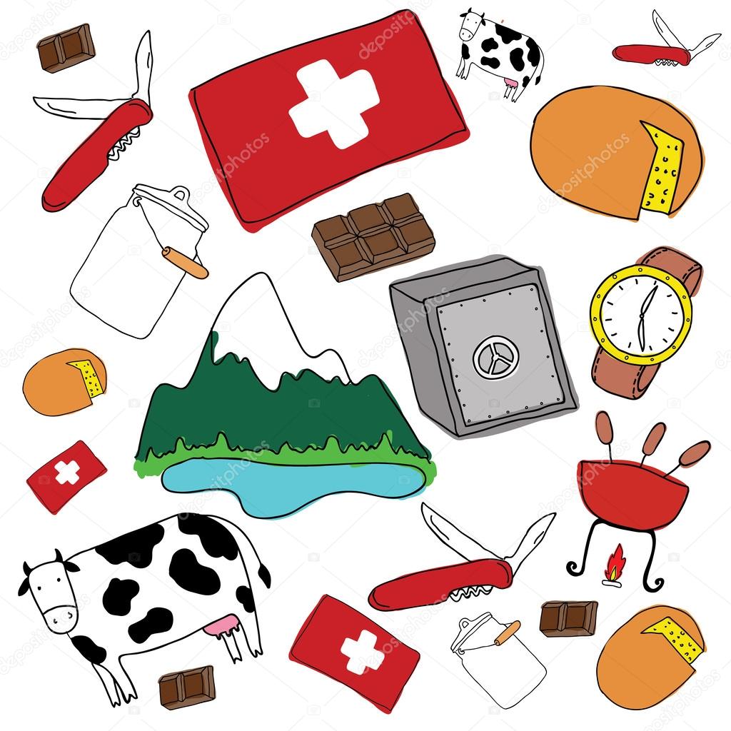 Vector symbols of Switzerland