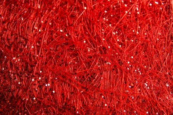 Weihnachten rotes Stroh glitzernden Hintergrund — Stockfoto