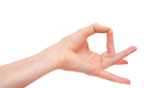 Yoga hand — Stock Photo, Image