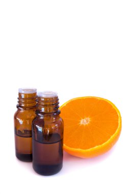 aromatik esans ve taze turuncu