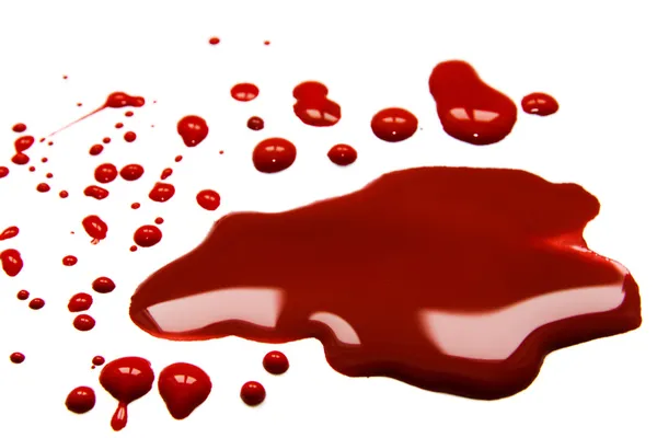 Plamy krwi — Zdjęcie stockowe