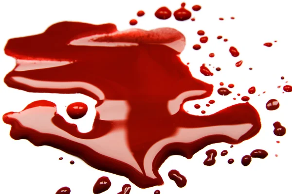 Blood stains (puddle) — Stock Photo, Image