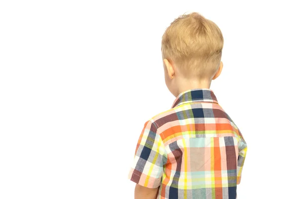 Child turned his back — Stock Photo, Image