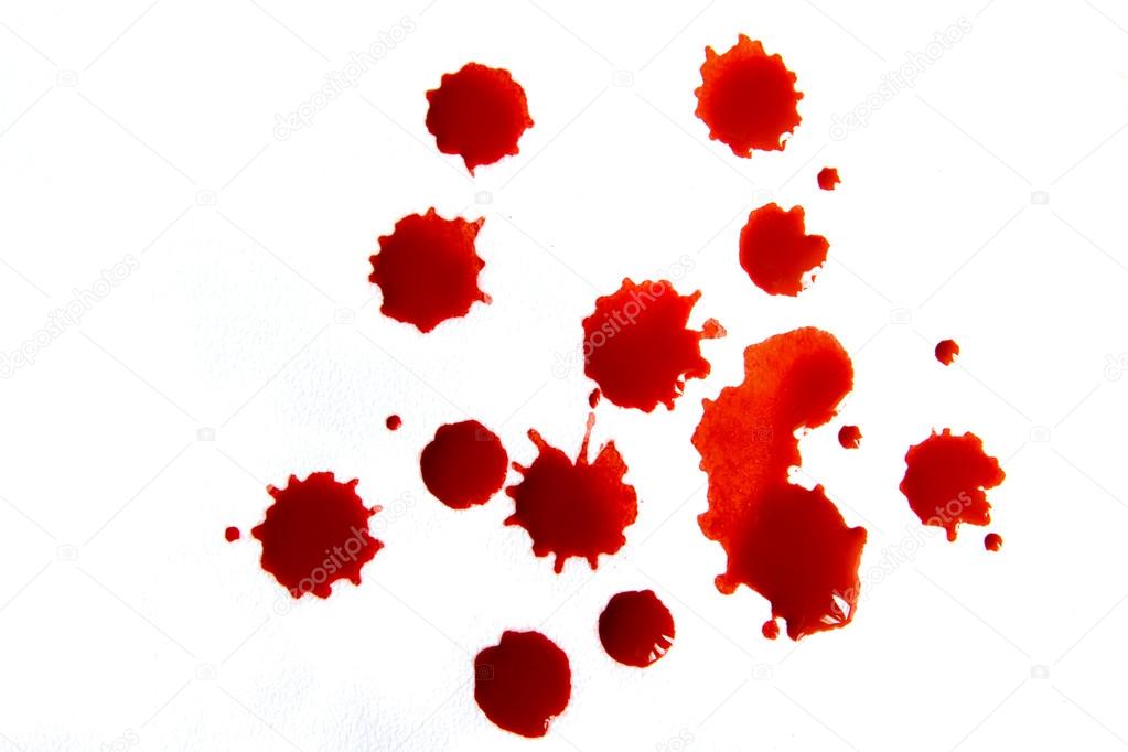 Blood droplets