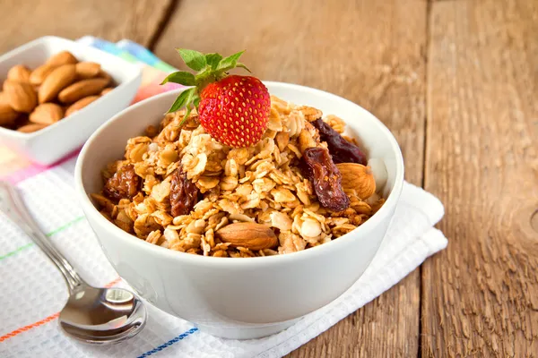 Muesli breakfast — Stock Photo, Image