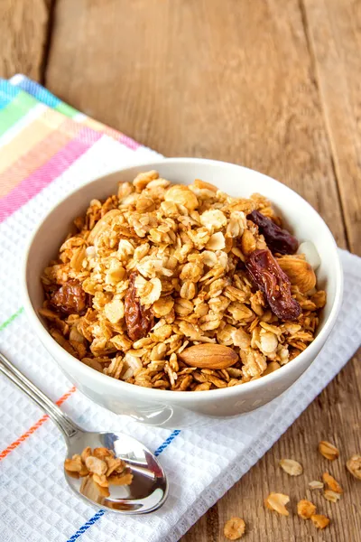 Volkoren muesli — Stockfoto