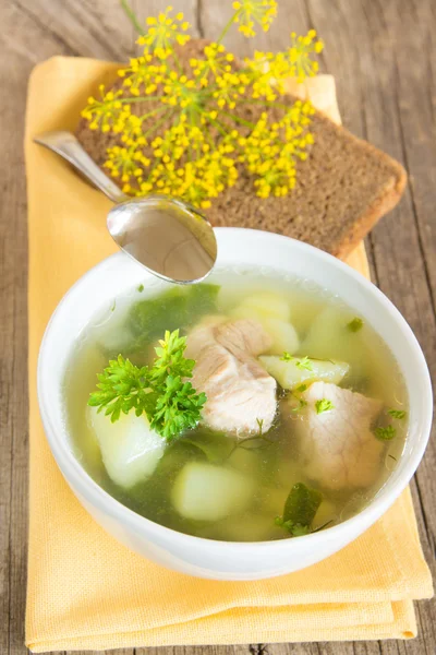 Frische Suppe — Stockfoto