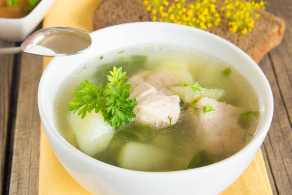 Frische Suppe — Stockfoto