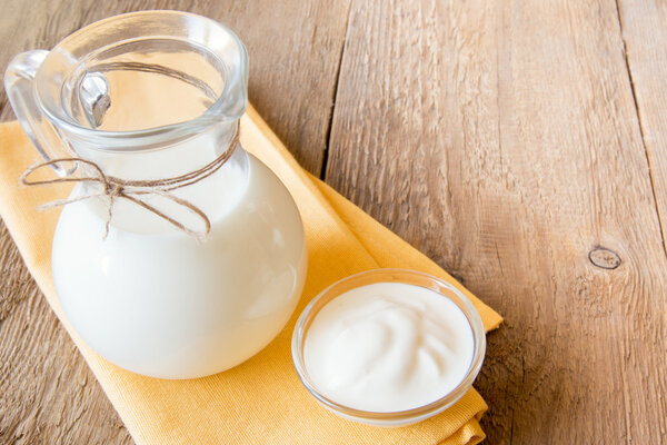 Молоко и сметана
