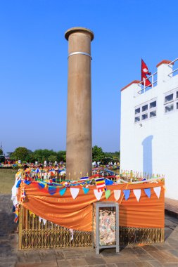 : Lumbini, nepal - doğum yeri buddha siddhartha gautama