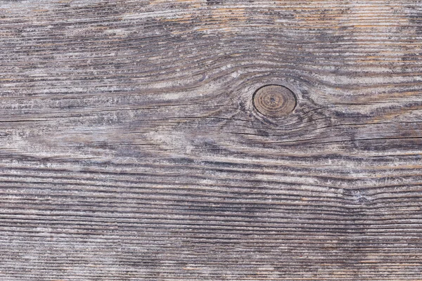 Old pine wood plank board with splinter — Stock Photo, Image