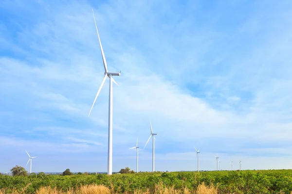 Kraftgenerator för vindkraftverk — Stockfoto