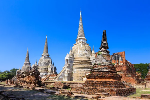 Пагода в храме Ват Пхра Шри Сангет, Аюттхая, Таиланд — стоковое фото