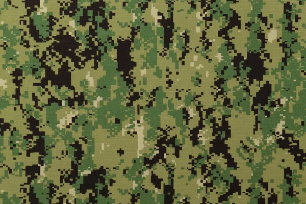 US navy working uniform aor 2 digital camouflage fabric texture — Stock Photo, Image