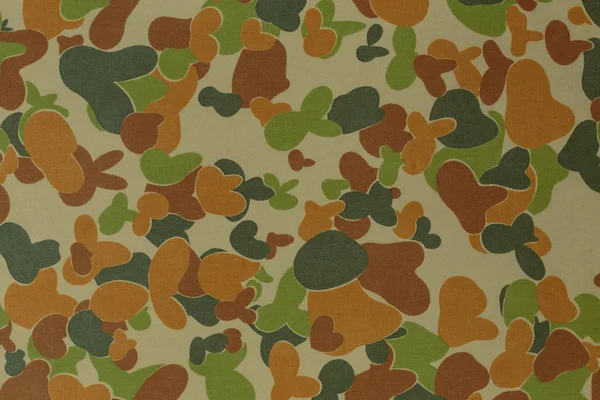 Australia armed force auscam camouflage fabric texture backgroun — Stock Photo, Image