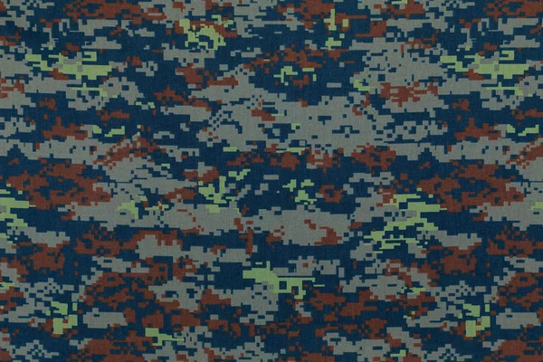 Thai air force digital camouflage fabric texture background — Stock Photo, Image