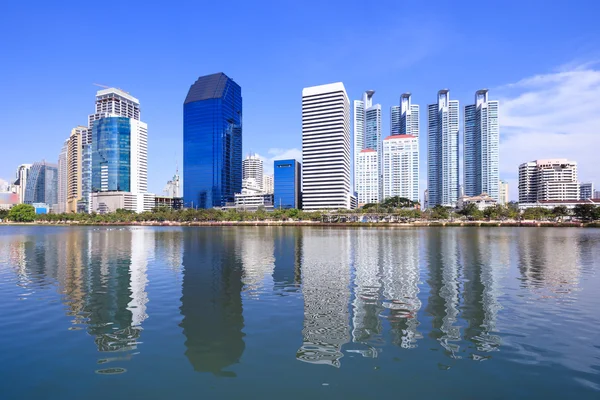 Modern business area in Bangkok, Thailand — Stock Photo, Image