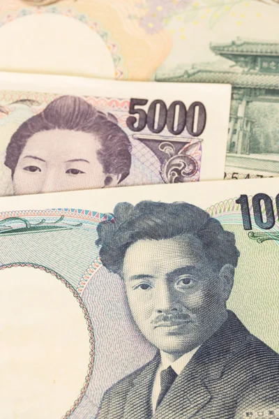 Japanse geld yen biljet close-up — Stockfoto