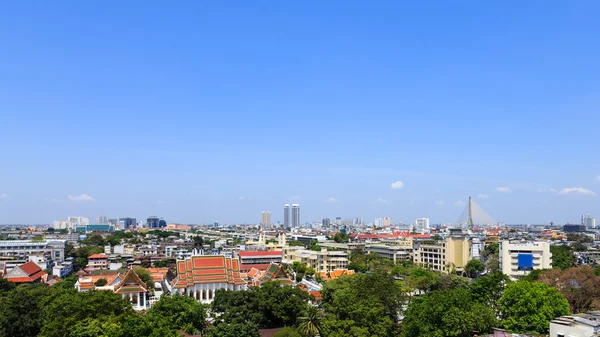 Bangkok staré město panorama pohled — Stock fotografie