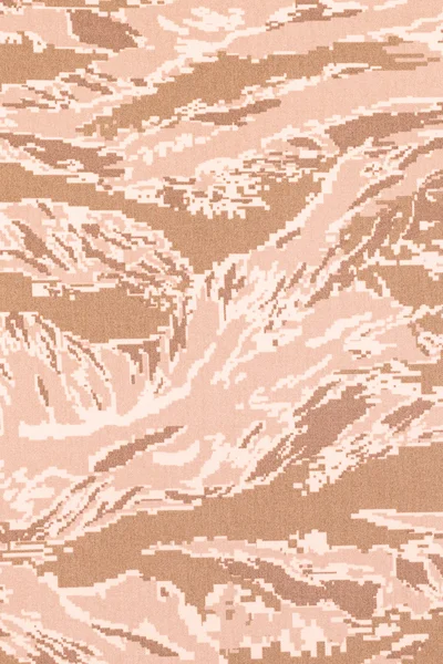 US air force digital tigerstripe desert camouflage fabric textur — Stock Photo, Image