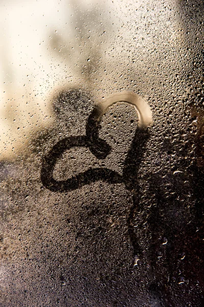 Gotas en la ventana Imágenes De Stock Sin Royalties Gratis