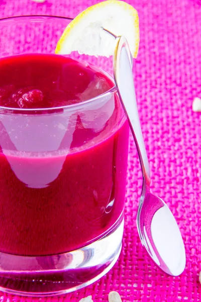 Beetroot cream soup — Stock Photo, Image