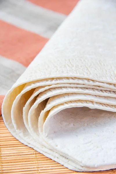 밀가루 tortillas — 스톡 사진