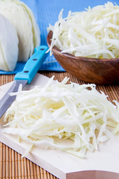 Shredded white cabbage — Stock Photo, Image