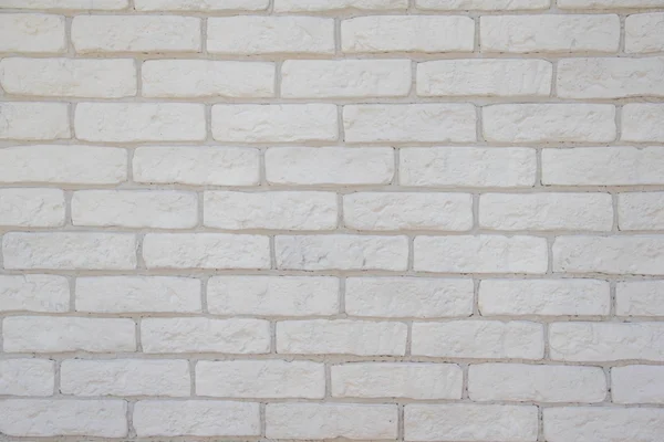Baksteen achtergrond van witte steen — Stockfoto
