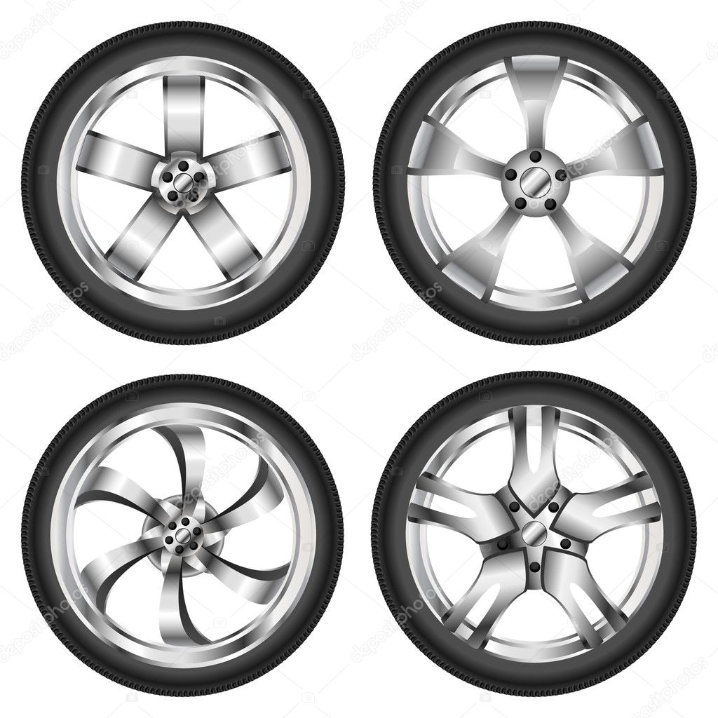 Car wheel set