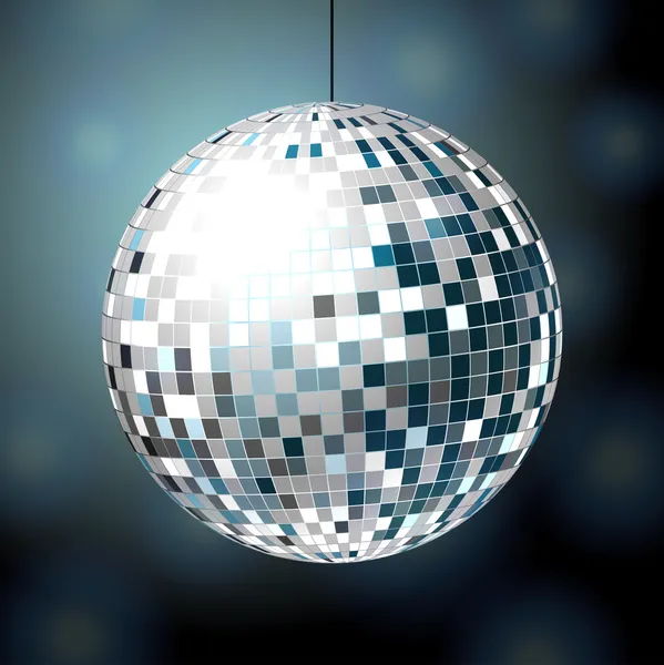 Shiny disco ball — Stock Vector