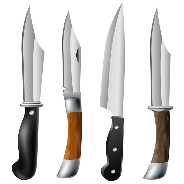 Knife set — Stock Vector