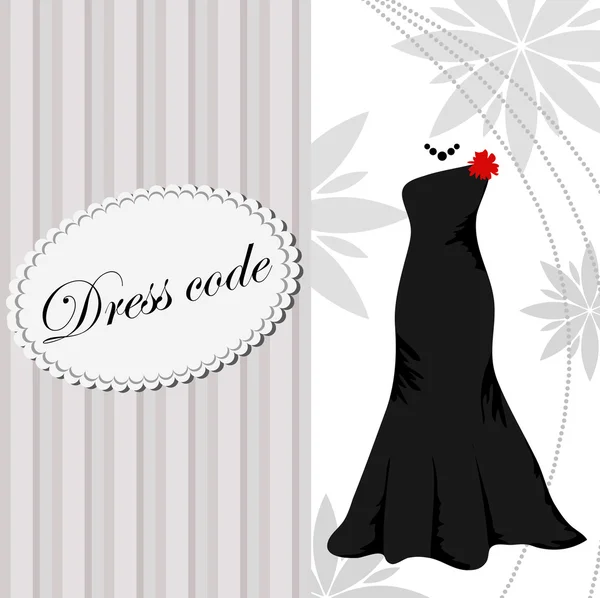 Fondo vestido elegante — Vector de stock