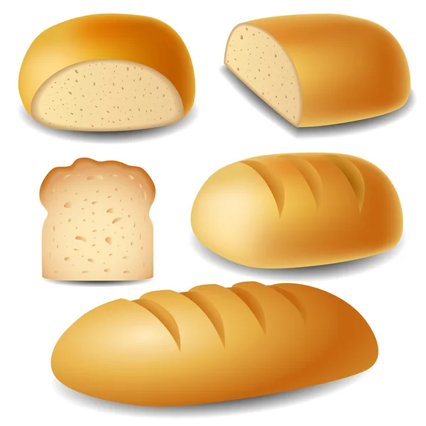 Brot-Set — Stockvektor