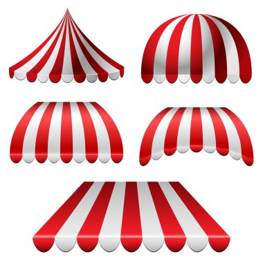 Awning set clipart