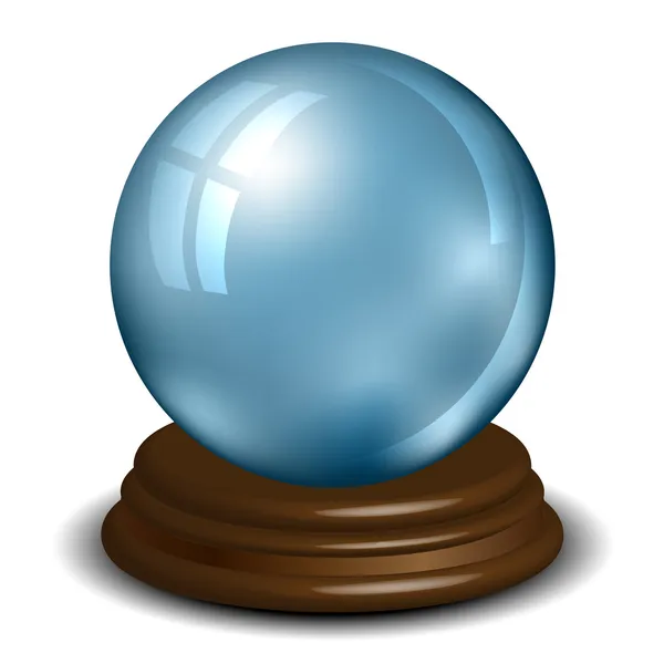 Crystal ball — Stock Vector