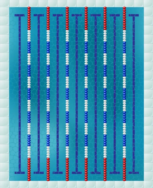 Спорту плавальний басейн — стоковий вектор