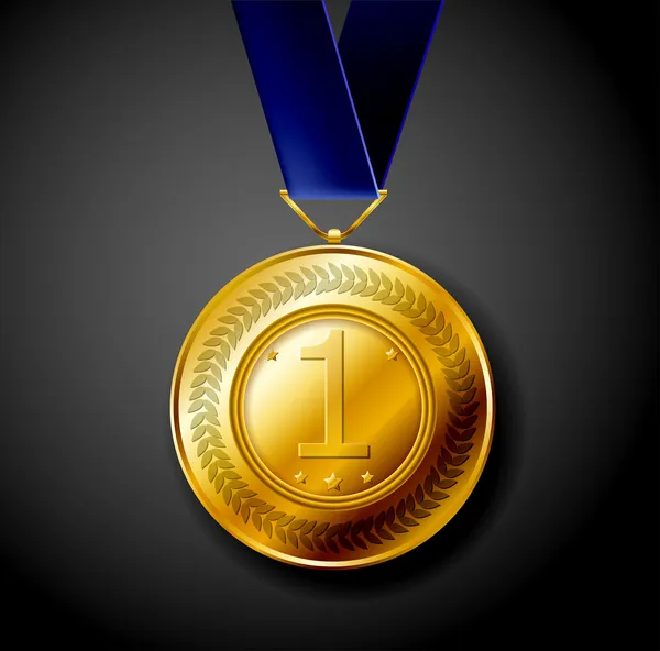 Goldmedaille — Stockvektor